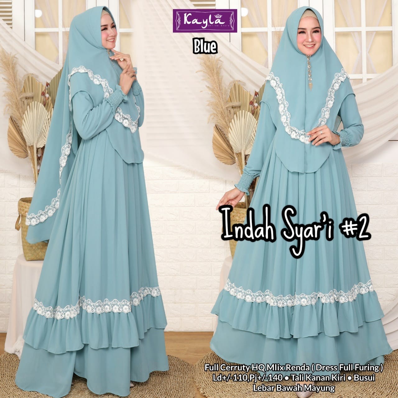Gamis Indah Syari 2 Dari Brand KAILA 2