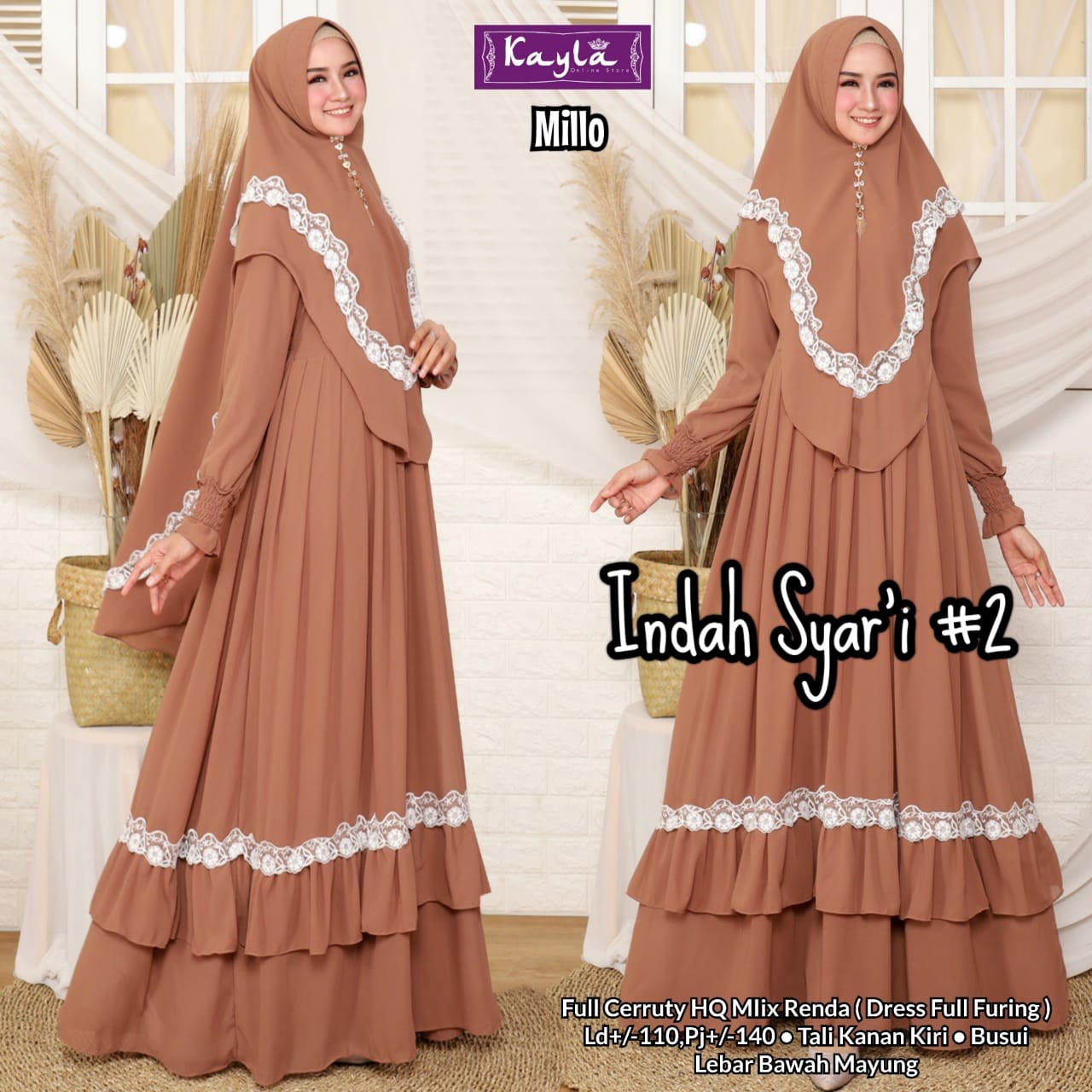 Gamis Indah Syari 2 Dari Brand KAILA 3