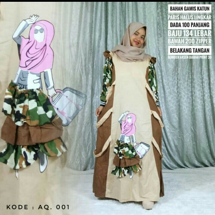 Gamis Katun Paris