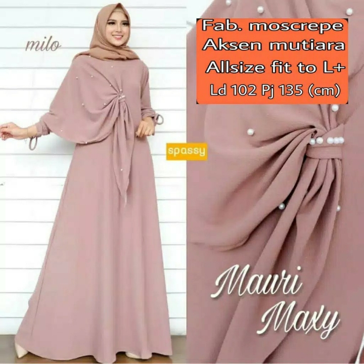 Gamis MUTIARA Mauri Maxi Dress BEST SELLER 