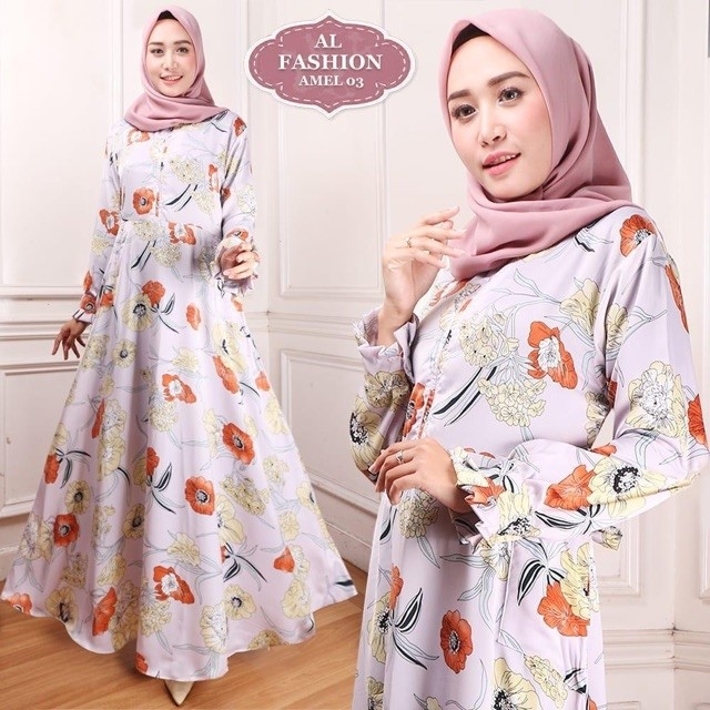 Gamis Maxi Amel03 Salem Busana Muslimah