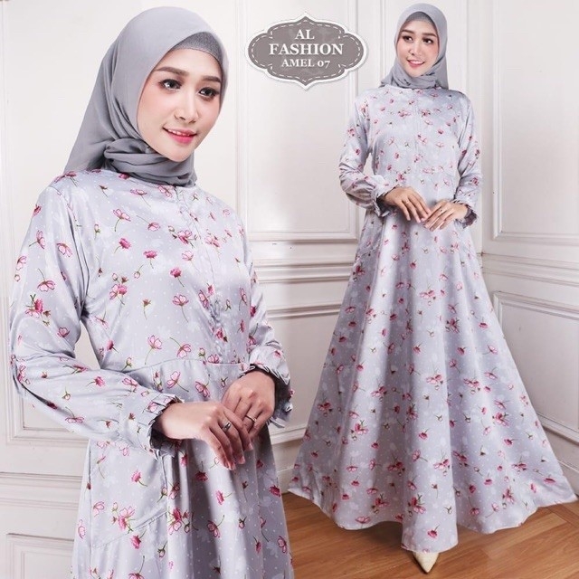 Gamis Maxi Amel07 Abu