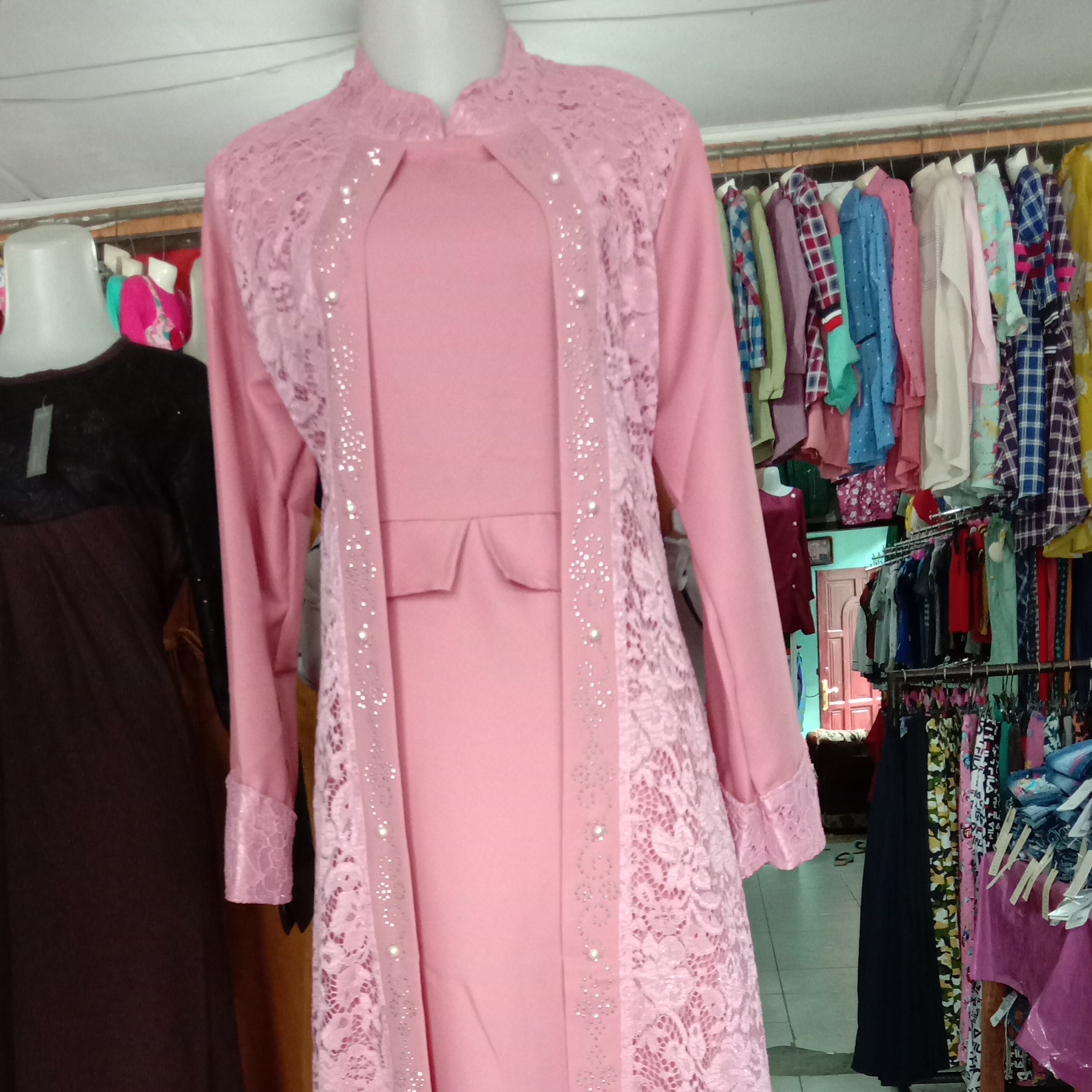 Gamis Mix Brukat