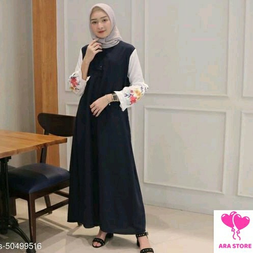 Gamis Modis - ABASTORE-Black