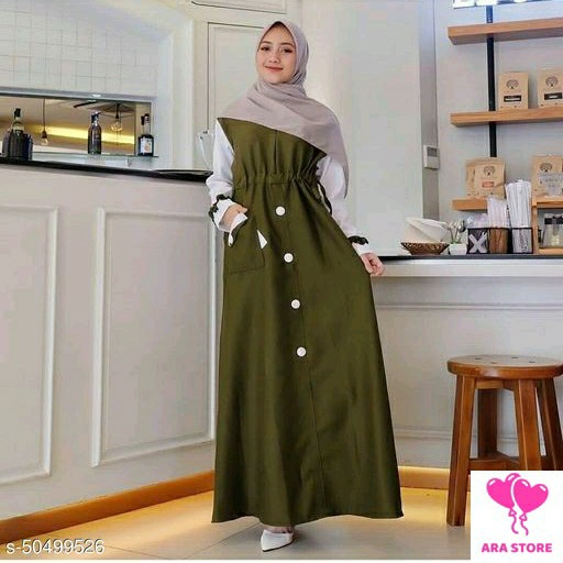 Gamis Modis - ABASTORE-Olive