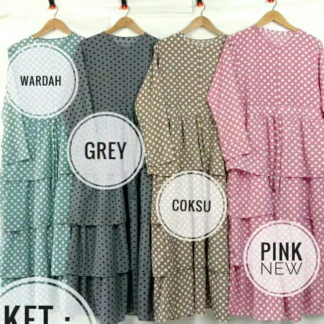 Gamis Monalisa Polkadot