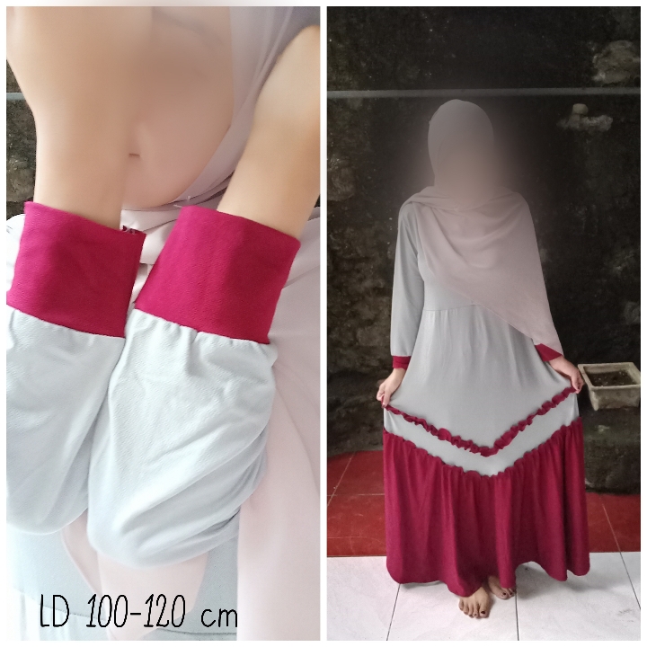 Gamis Murah Abu Merah