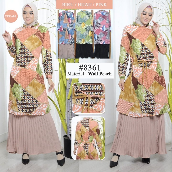 Gamis Plisket