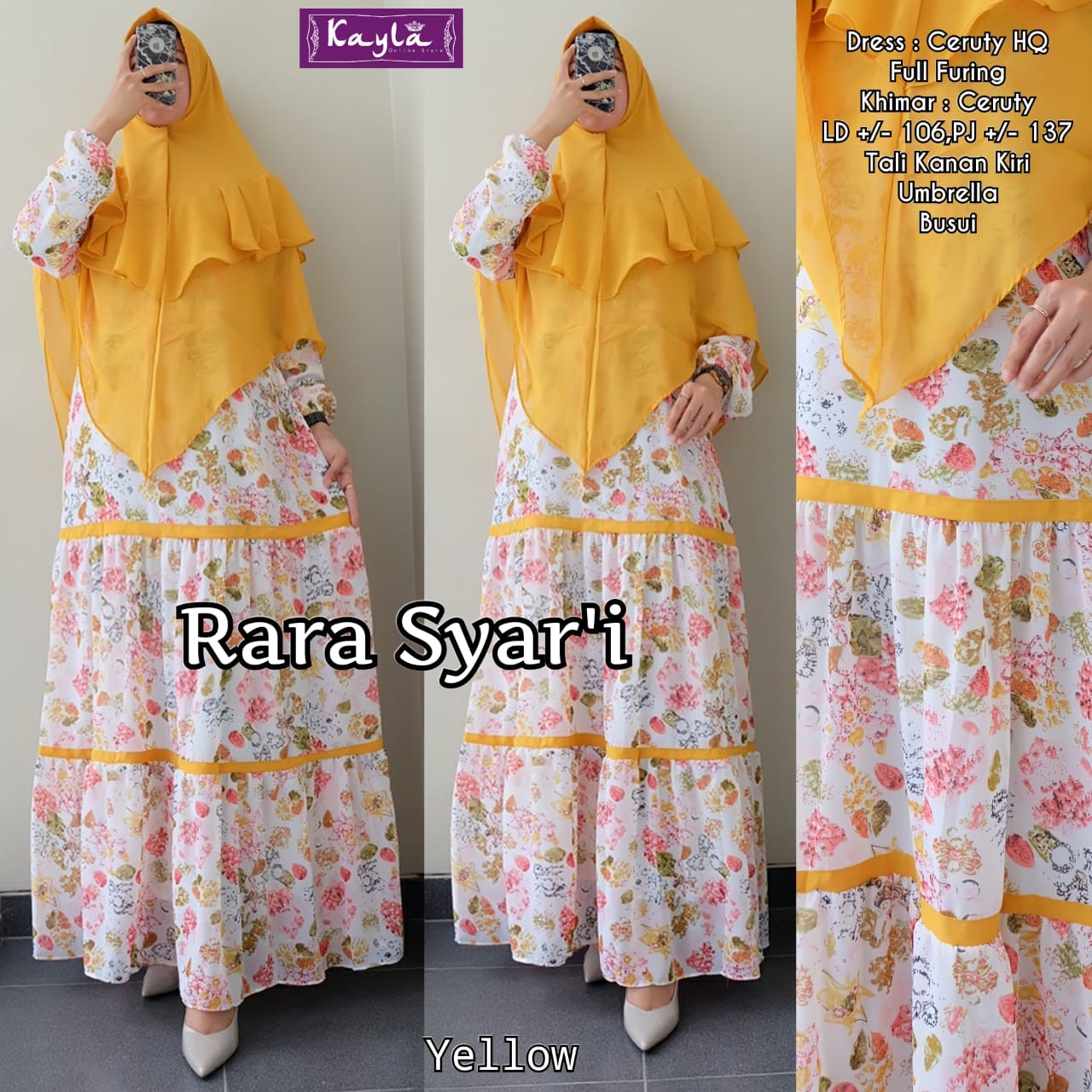 Gamis Rara Syari Brand KAILA 3