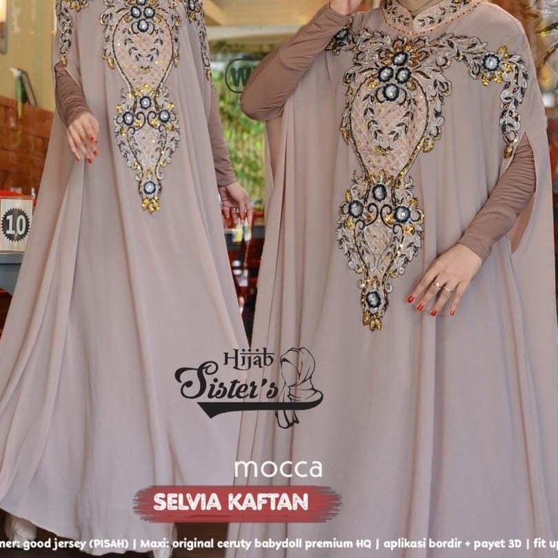 Gamis Selvia Kaftan