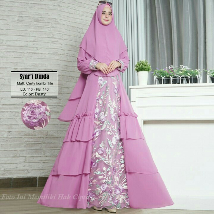 Gamis Syari Dinda Dusty