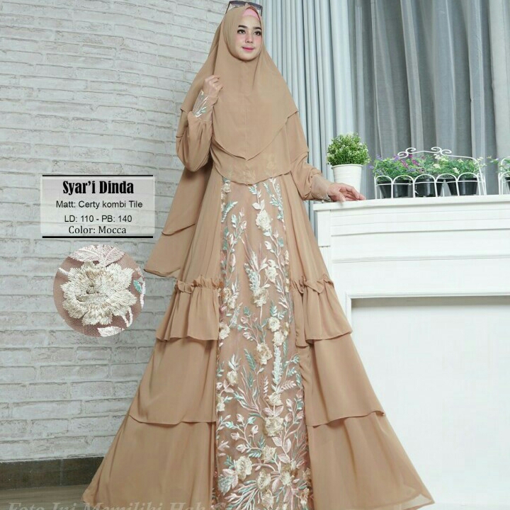 Gamis Syari Dinda Mocca