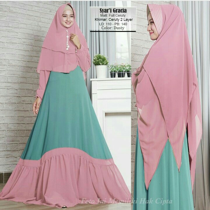 Gamis Syari Gracia Dusty