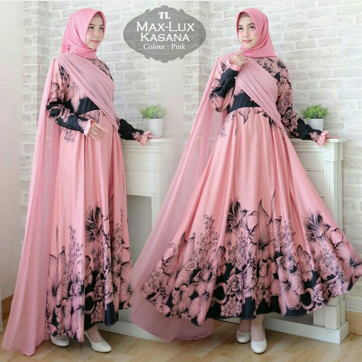 Gamis Syari Kasana Pink