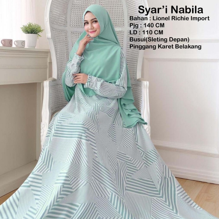 Gamis Syari Nabila TOSCA Premium