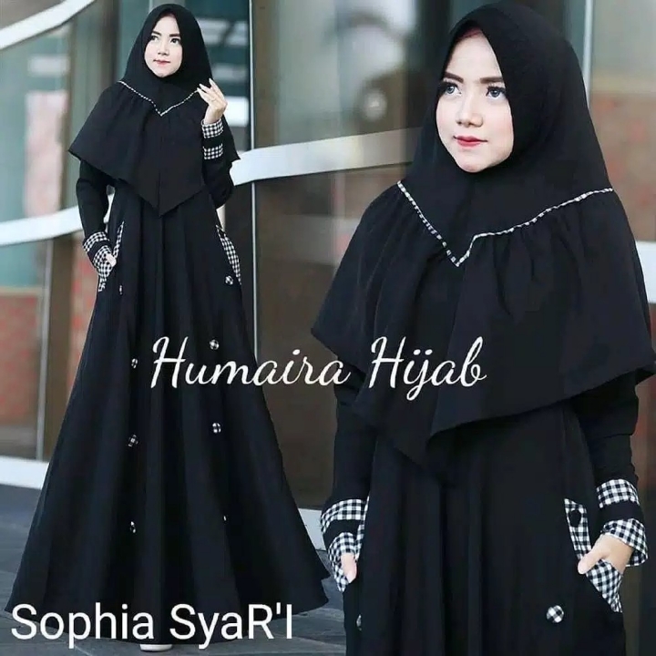 Gamis Syari SOPHIA SYARI Free hijab 3