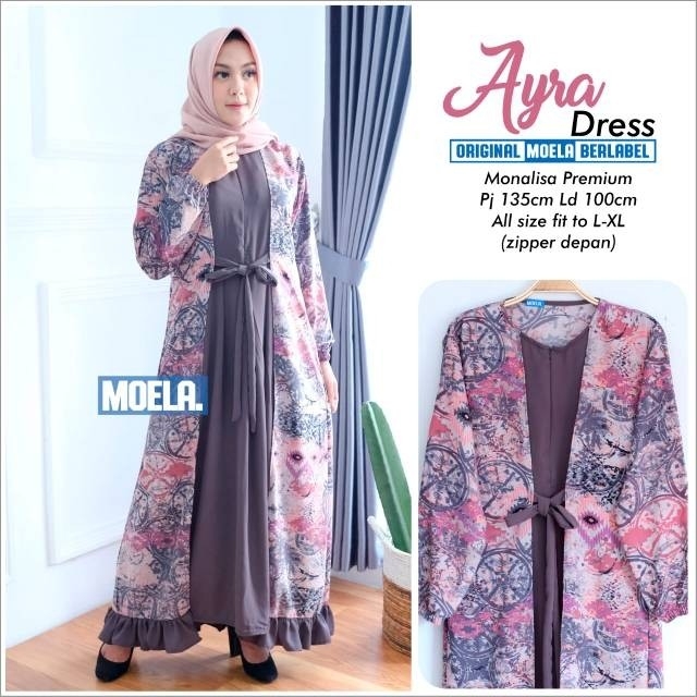 Gamis ayra ori mat monalisa premium 