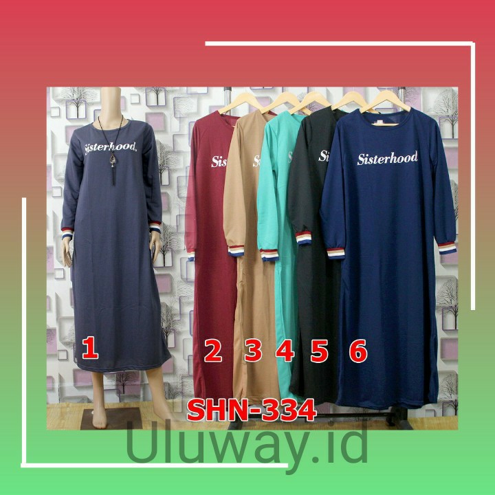 Gamis long dress Baby Terry