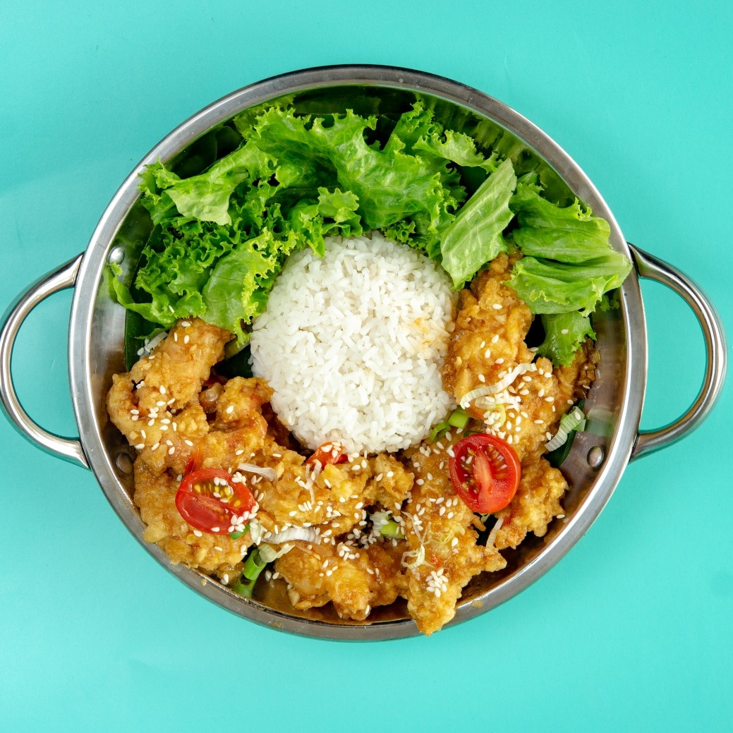 Garlic Calamari Mini Wok