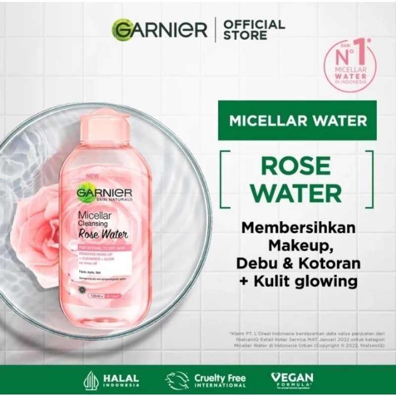 Garnier micellar cleansing rose water