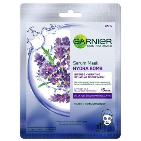 Garnier nat serum mask hydra bomb
