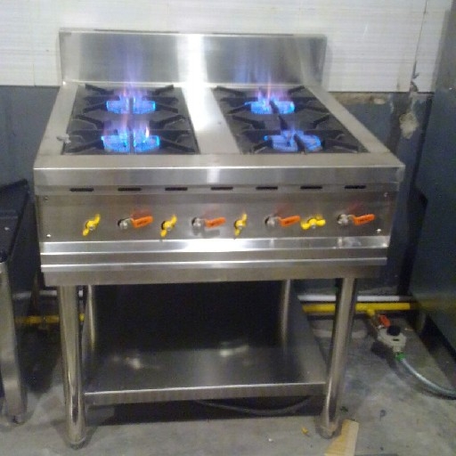 Gas 4 Burner Low Preasure