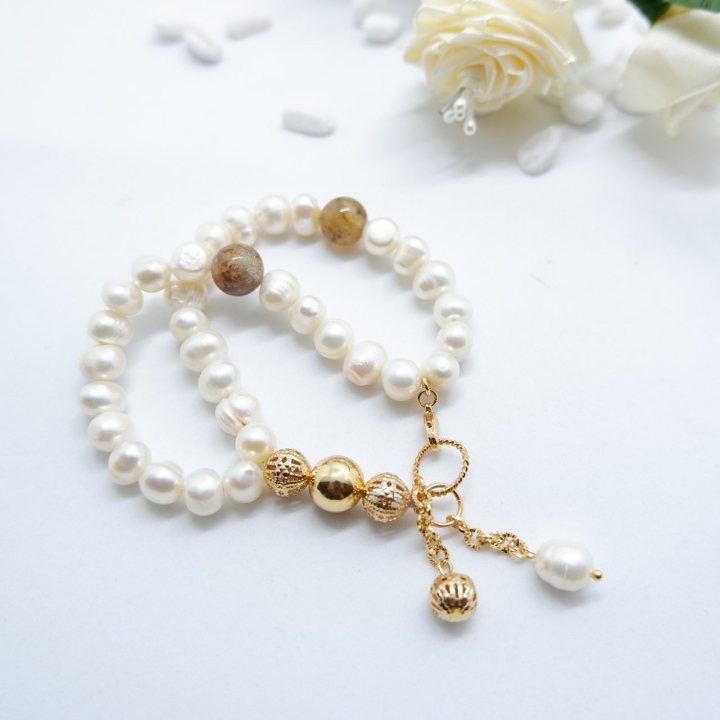 Gelang Tasbih Mutiara 11