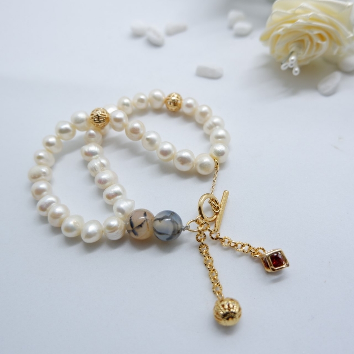 Gelang Tasbih Mutiara 14