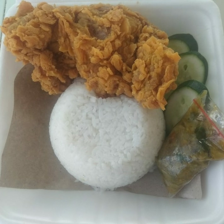 Geprek Besar Komplit 