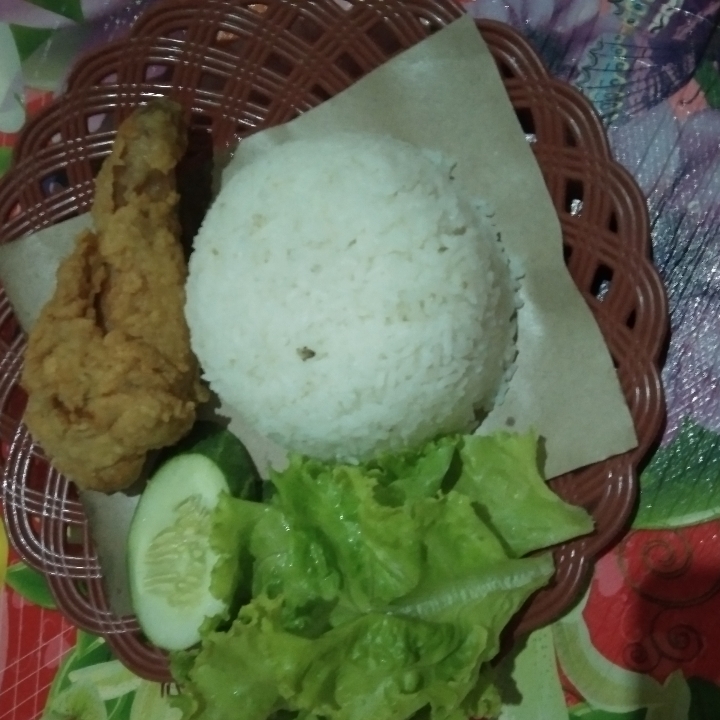 Geprek Biasa Dengan Nasi 