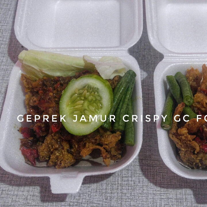 Geprek Jamur Cripsy GC Foodbake