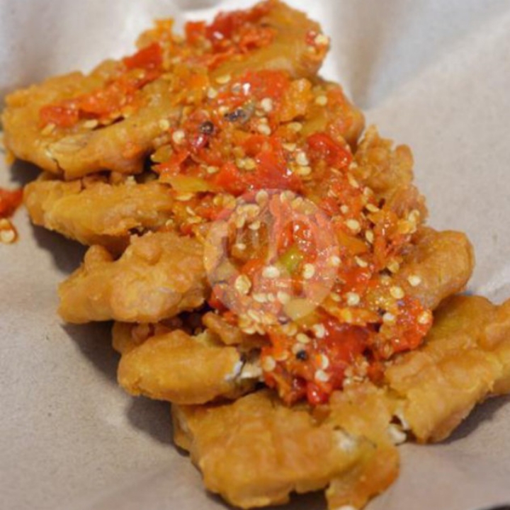 Geprek tempe