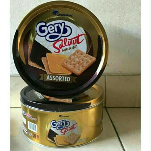 Gery Salut Malkist Assorted Tin 220 Gr