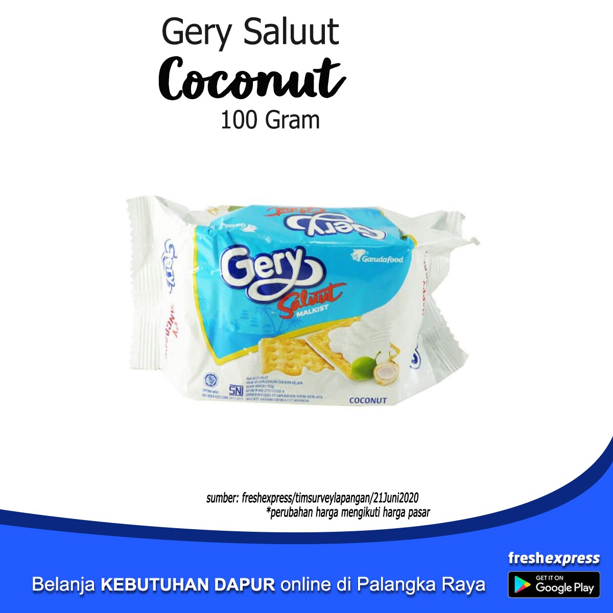 Gery Saluut Coconut 100 Gram