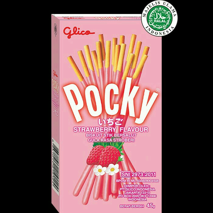 Glico Pocky Strawberry 40 Gr