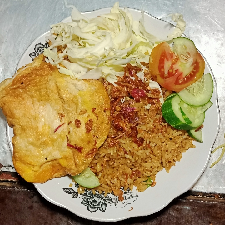 Nasgor Telur Dadar