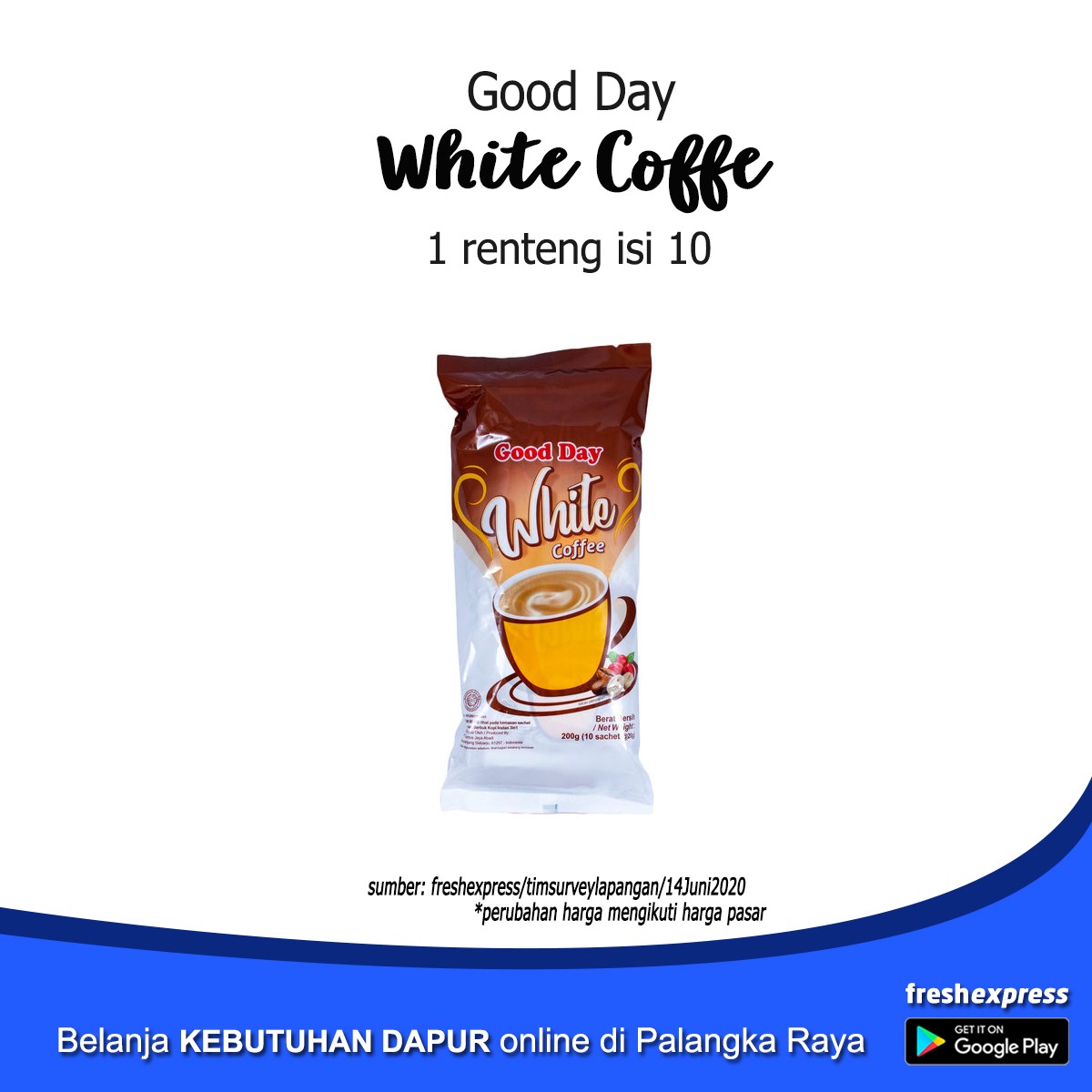 Good Day White Coffee Isi 10