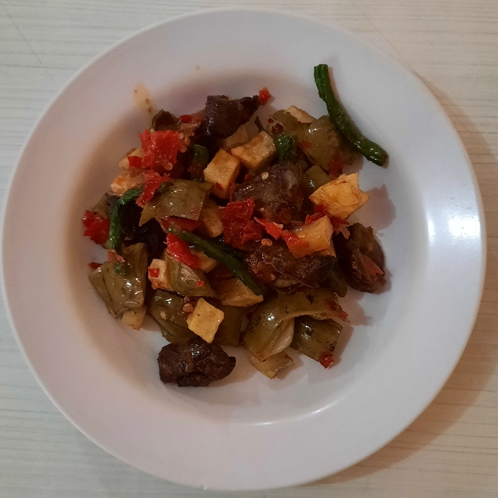 Goreng Ampla Petai Kentang