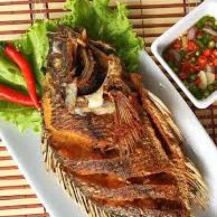 Goreng ikan mujaer