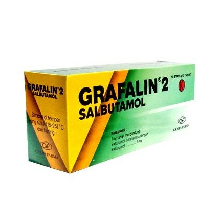 Grafalin 2mg Atau Salbutamol