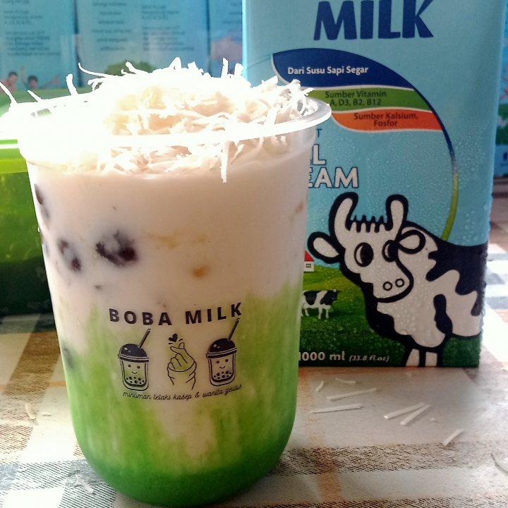 Grean Tea Boba Milk