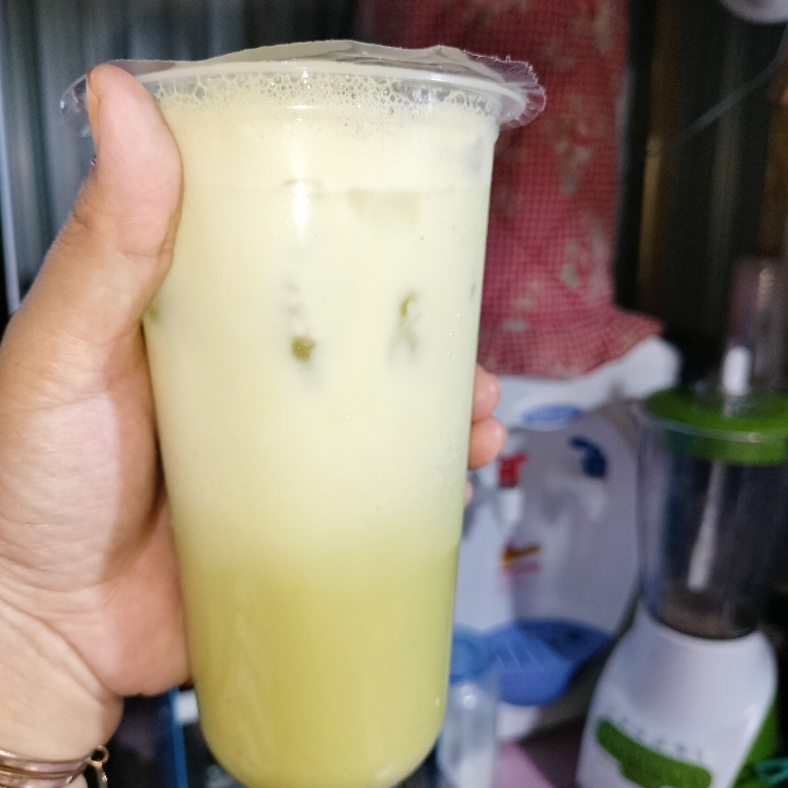 Green tea Ice