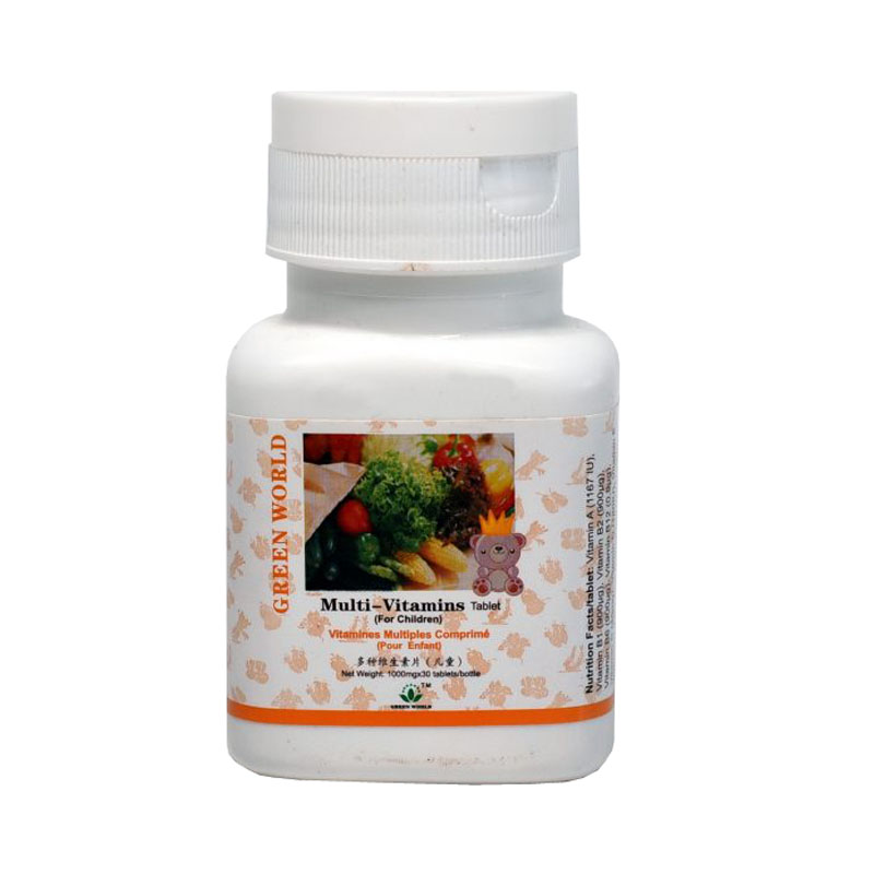 Green World Multi Vitamin Child Tablet Mencukupi Kebutuhan Vitamin Seh