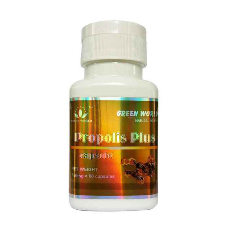 Green World Propolis Plus Capsule Untuk Kekebalan Tubuh Dan Mencegah P