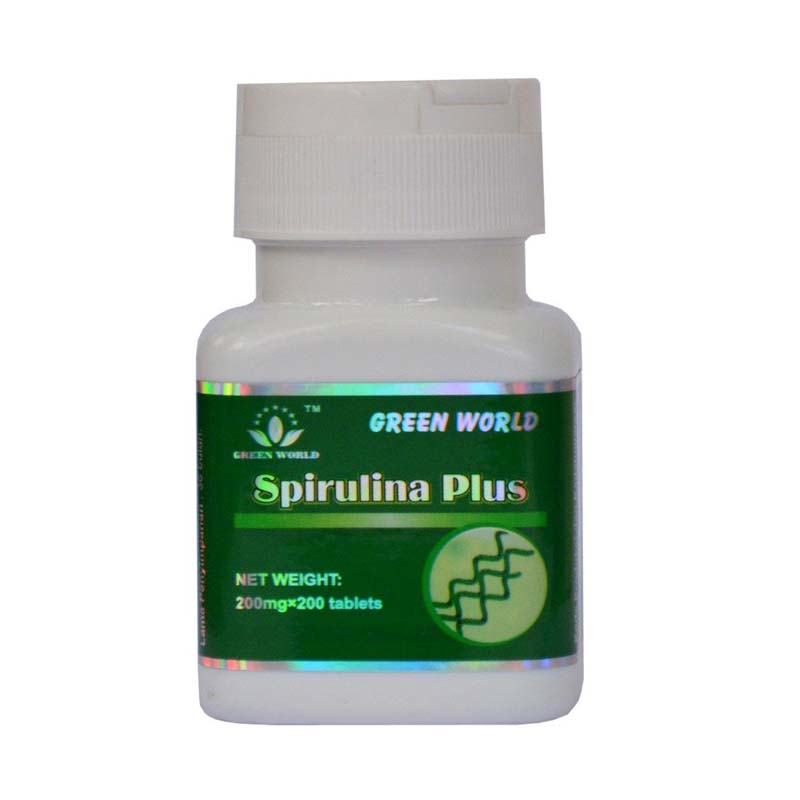 Green World Spirulina Plus Tablet Kaya Unsur Nutrisi Dibutuhkan Tubuh