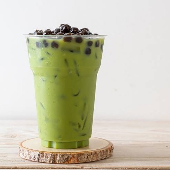 Greentea Latte Boba Drink