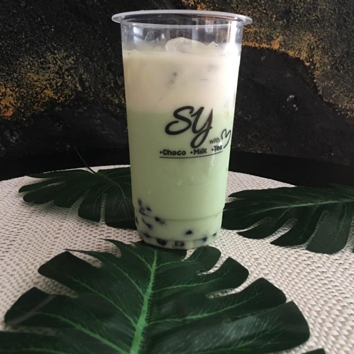 Greentea Milk Bubble
