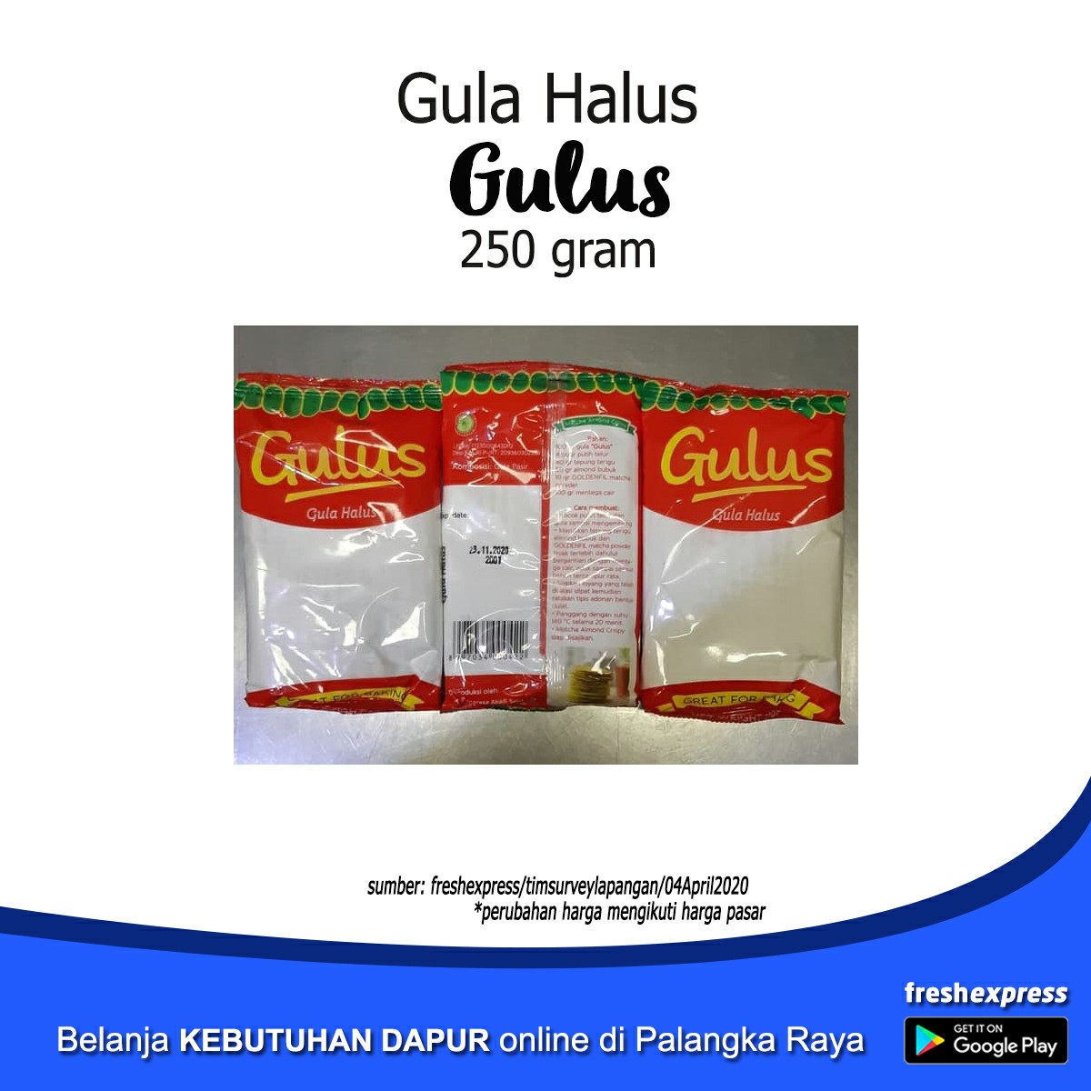 Gula Halus 250 Gram