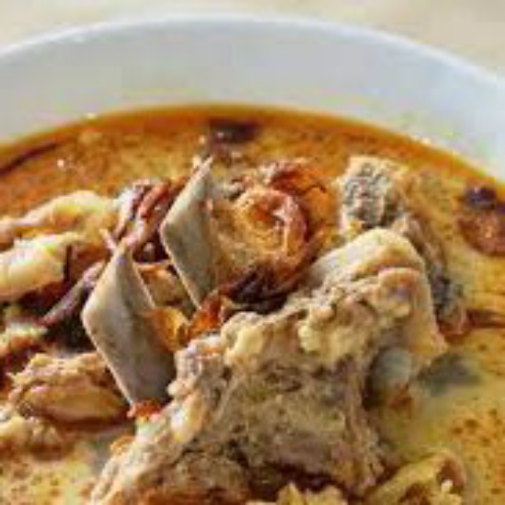 Gulai Kambing Dengan Nasi