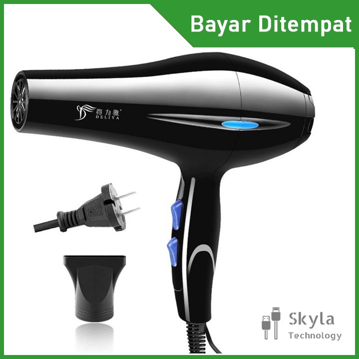 HAIR DRYER DELIYA 1200W PENGERING RAMBUT - KIT